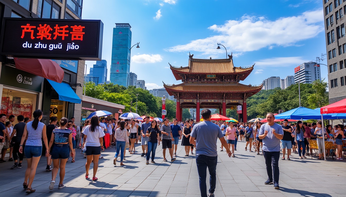 discover the diverse linguistic landscape of taipei, where mandarin chinese, taiwanese hokkien, and english coexist, reflecting the city's rich cultural heritage and vibrant community. explore the languages spoken in taiwan's capital and understand how they shape the local experience.