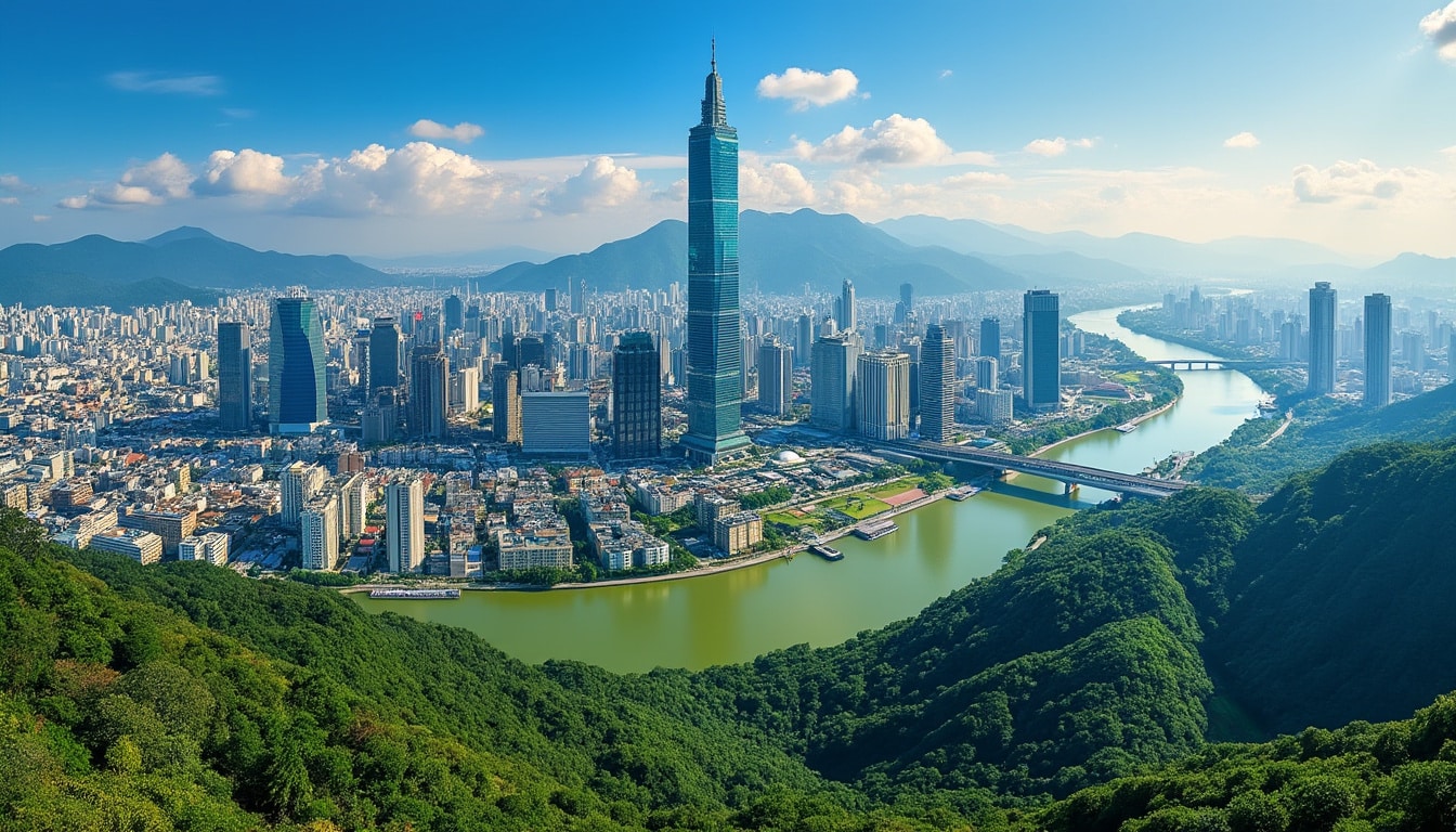 explore the geographical significance of taipei with detailed information on its location and coordinates. discover how this vibrant capital city of taiwan is positioned on the world map and learn about its surrounding landmarks.