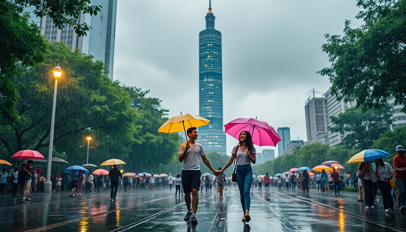 discover the patterns of rain and precipitation in taipei, exploring the city's climate, seasonal trends, and the impact of moisture on daily life. stay informed about weather forecasts and enjoy your visit to this vibrant city, rain or shine!