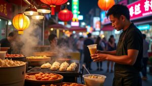 discover the culinary highlights of taipei, famous for its vibrant night markets, diverse street food, and unique taiwanese dishes like beef noodle soup and bubble tea.
