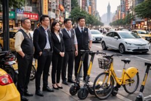 découvrez comment les chauffeurs professionnels de taipei s'adaptent aux nouvelles formes de mobilité urbaine et aux défis technologiques dans une ville en pleine transformation.