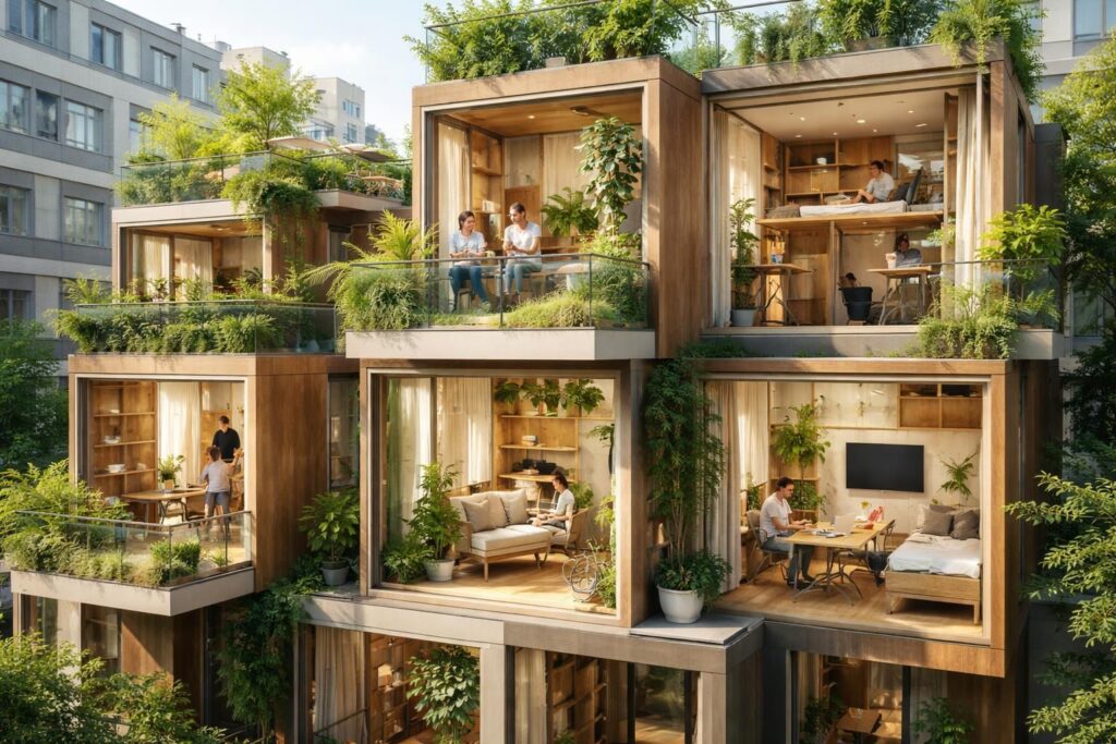 découvrez des solutions d'habitat innovantes et fonctionnelles pour optimiser les petits espaces urbains et vivre confortablement en ville.